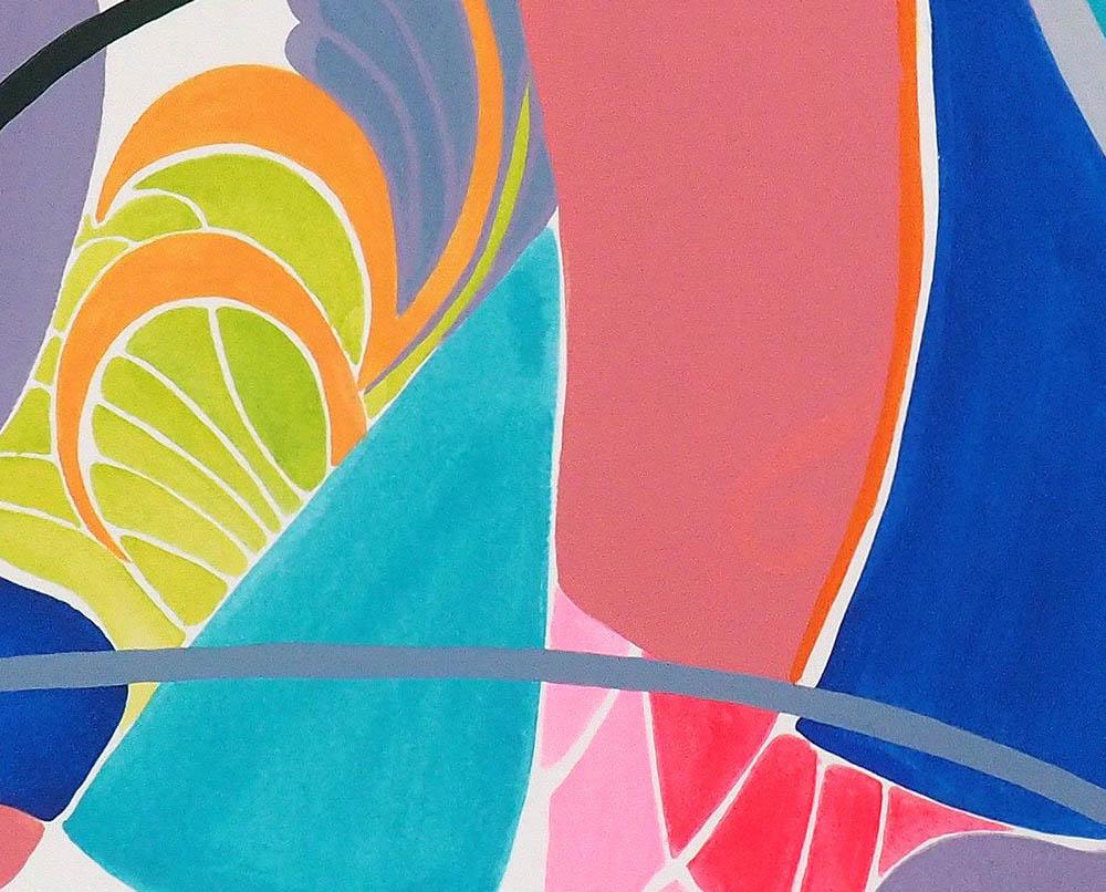 Terra Incognita 7 (Abstract Drawing)

Acrylic on 300lb. Arches hotpress paper - Unframed

Snow sees her work as a constant play between order and chaos, logic and emotion. She combines playful shapes with bright colour, organic gestural lines,