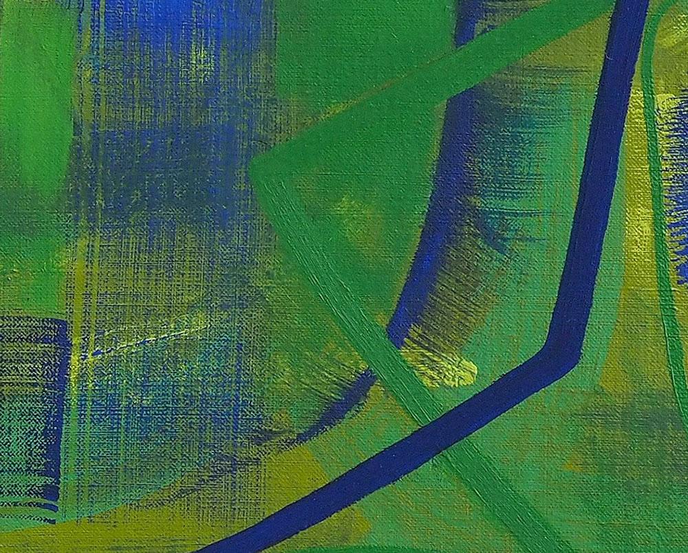 Terra Incognita (Le Pavé de France 5) (Pittura astratta) - Painting Astratto di Jessica Snow