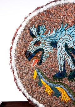 Escudo Guerrero del Emperador Ahuizotl Arte Popular Mexicano