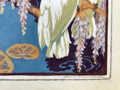 THE INTRUDER - Arts and Crafts Woodcut