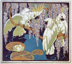 THE INTRUDER - Arts and Crafts Woodcut