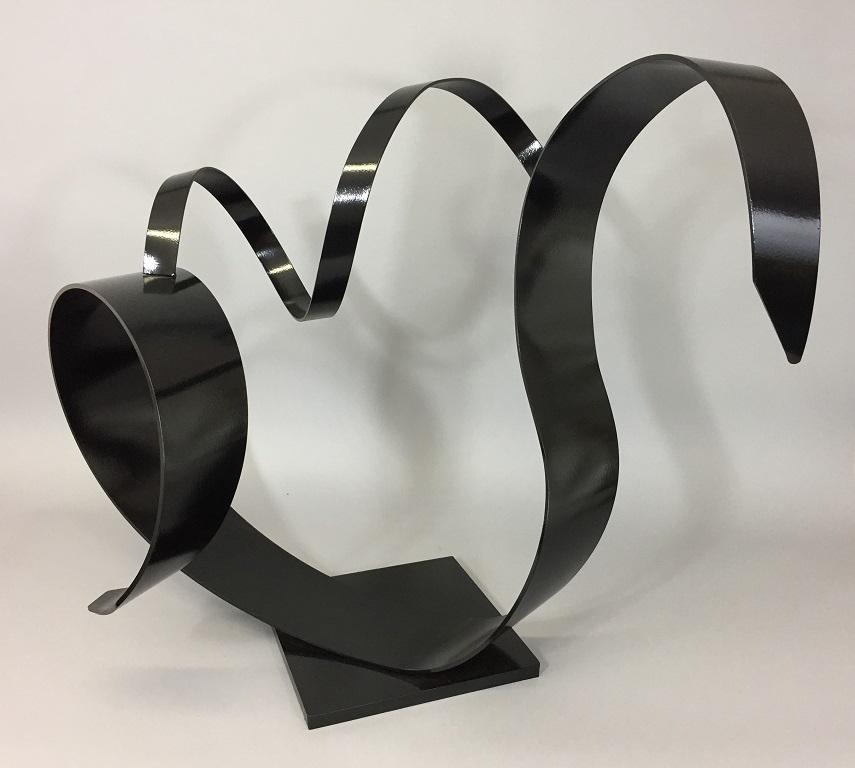 Jessie Cargas Abstract Sculpture – Swirly, Abstrakte Skulptur, 2018
