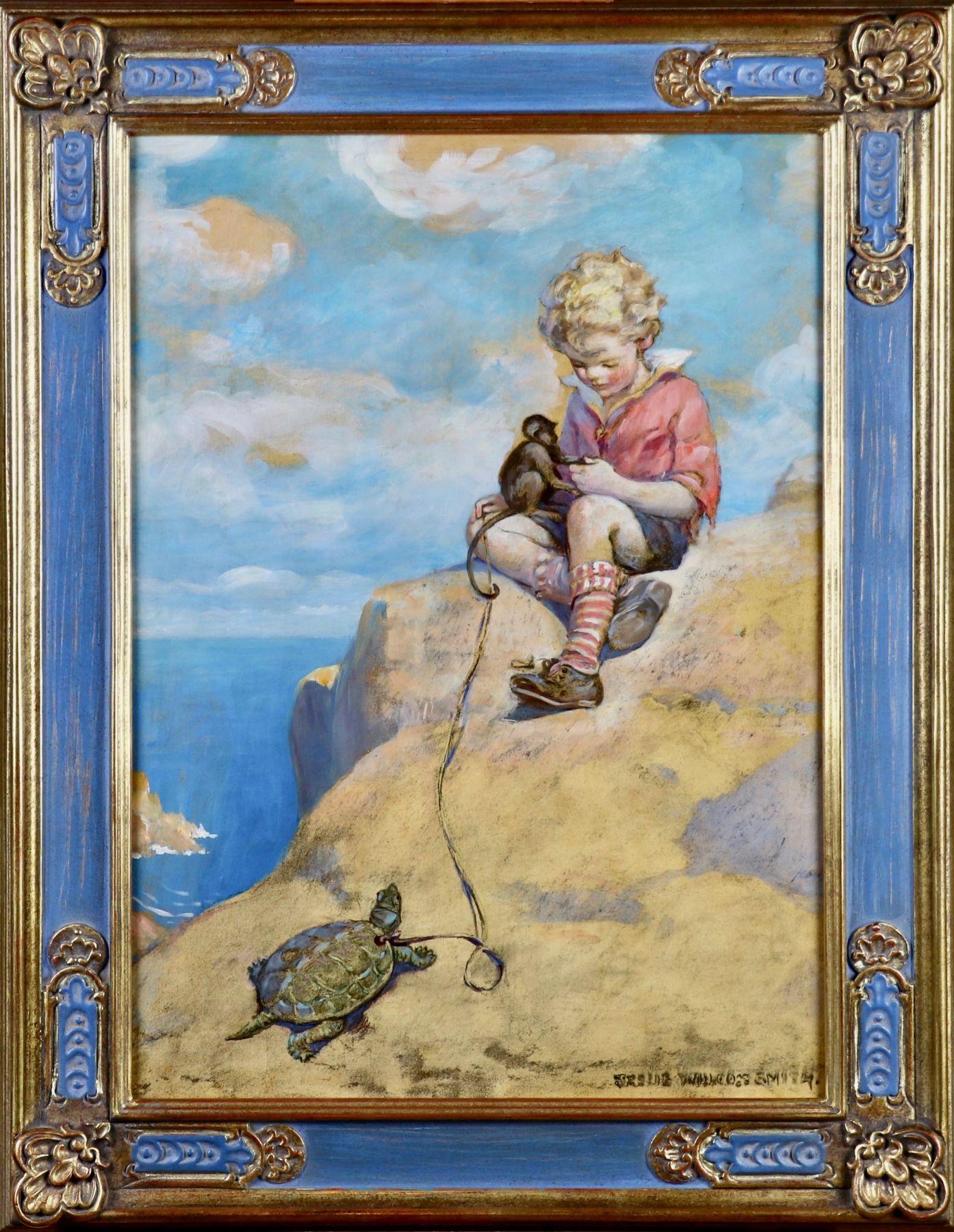 Bobs, King of the Fortunate Isle - Painting by Jessie Willcox Smith