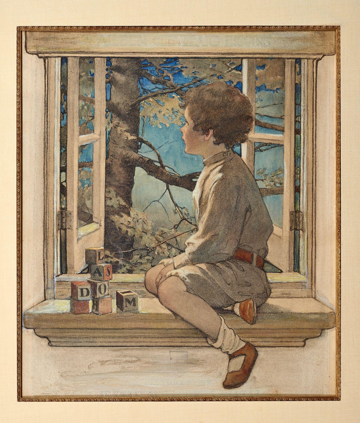 Blocchi da sogno - Painting di Jessie Willcox Smith