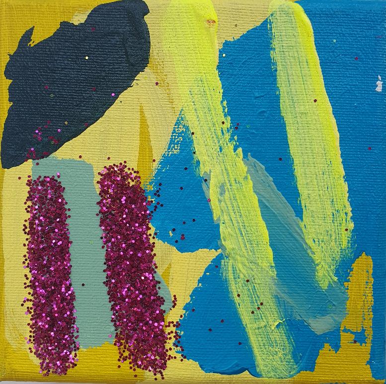 #431 e #424 Dittico, Pittura originale, Astratto, Tecnica mista in vendita 3