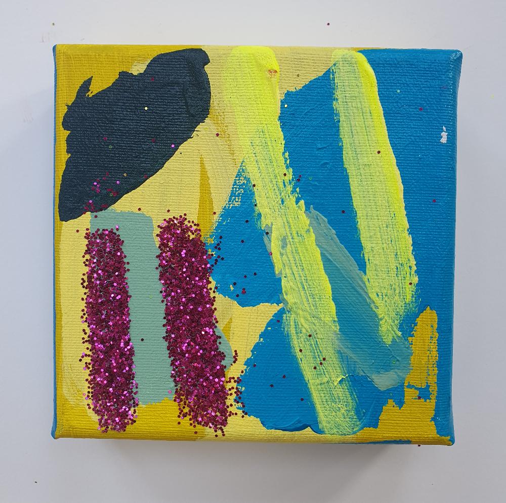 #431 e #424 Dittico, Pittura originale, Astratto, Tecnica mista in vendita 4