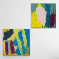 #431 e #424 Dittico, Pittura originale, Astratto, Tecnica mista