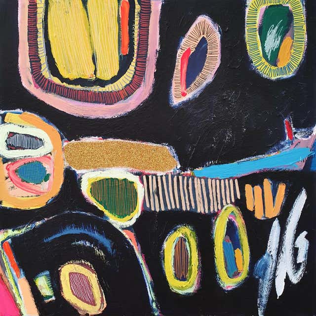 Henry Bermudez Flor II Contemporary Landscape Painting On henry-bermudez-flor-ii-contemporary-landscape-painting-on