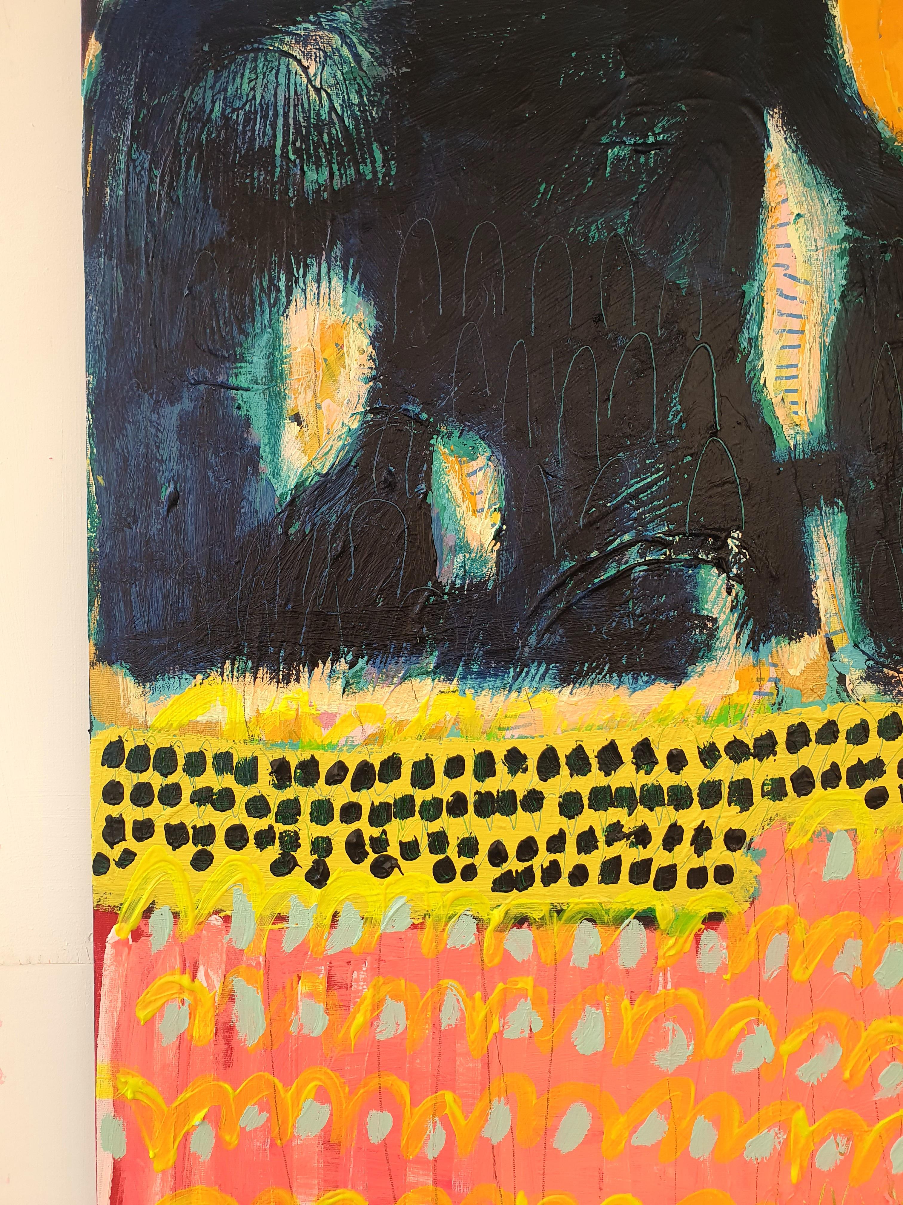 Peinture abstraite originale explorant le langage de la peinture et de la couleur.

Informations complémentaires :
#607
Jessie Woodward
Peinture abstraite originale
Peinture à l'acrylique
Vendu sans cadre
90 H x 90 L x 5 P cm (35,43 x 35,43 x 1,97