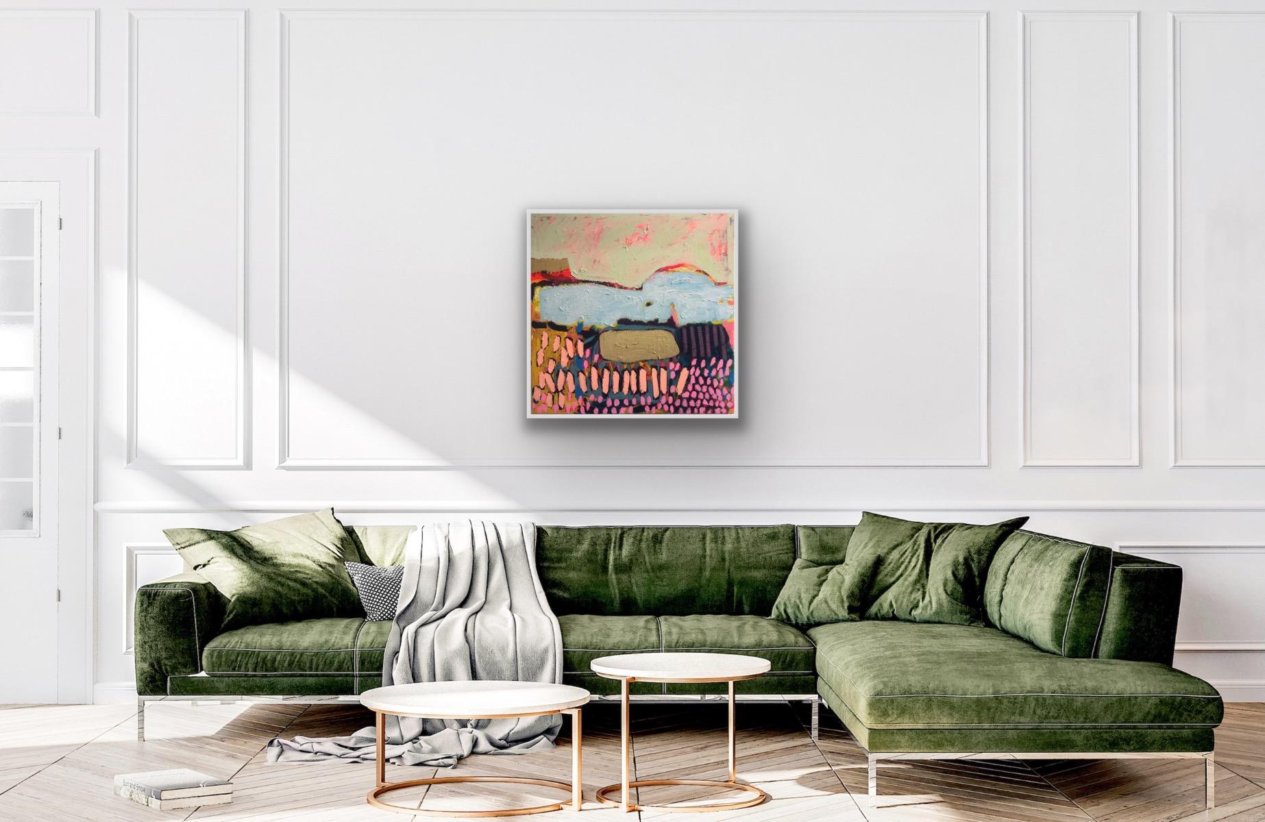 Pittura astratta originale, che esplora il linguaggio della pittura e del colore. 

INFORMAZIONI AGGIUNTIVE:
Pittura originale di Jessie Woodward
Acrilico su tela
firmato dall'artista 
80 H. x 80 L. x 4,5 P. cm (31,50 x 31,50 x 1,77 pollici)
Venduto