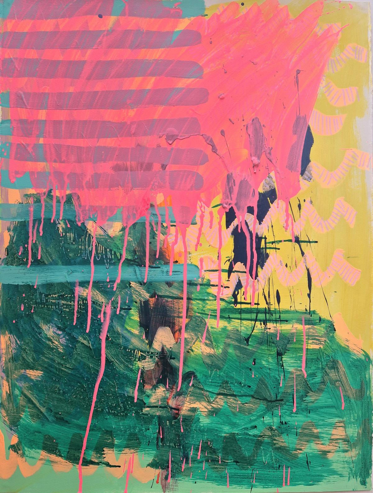 Jessie Woodward Abstract Painting - #726