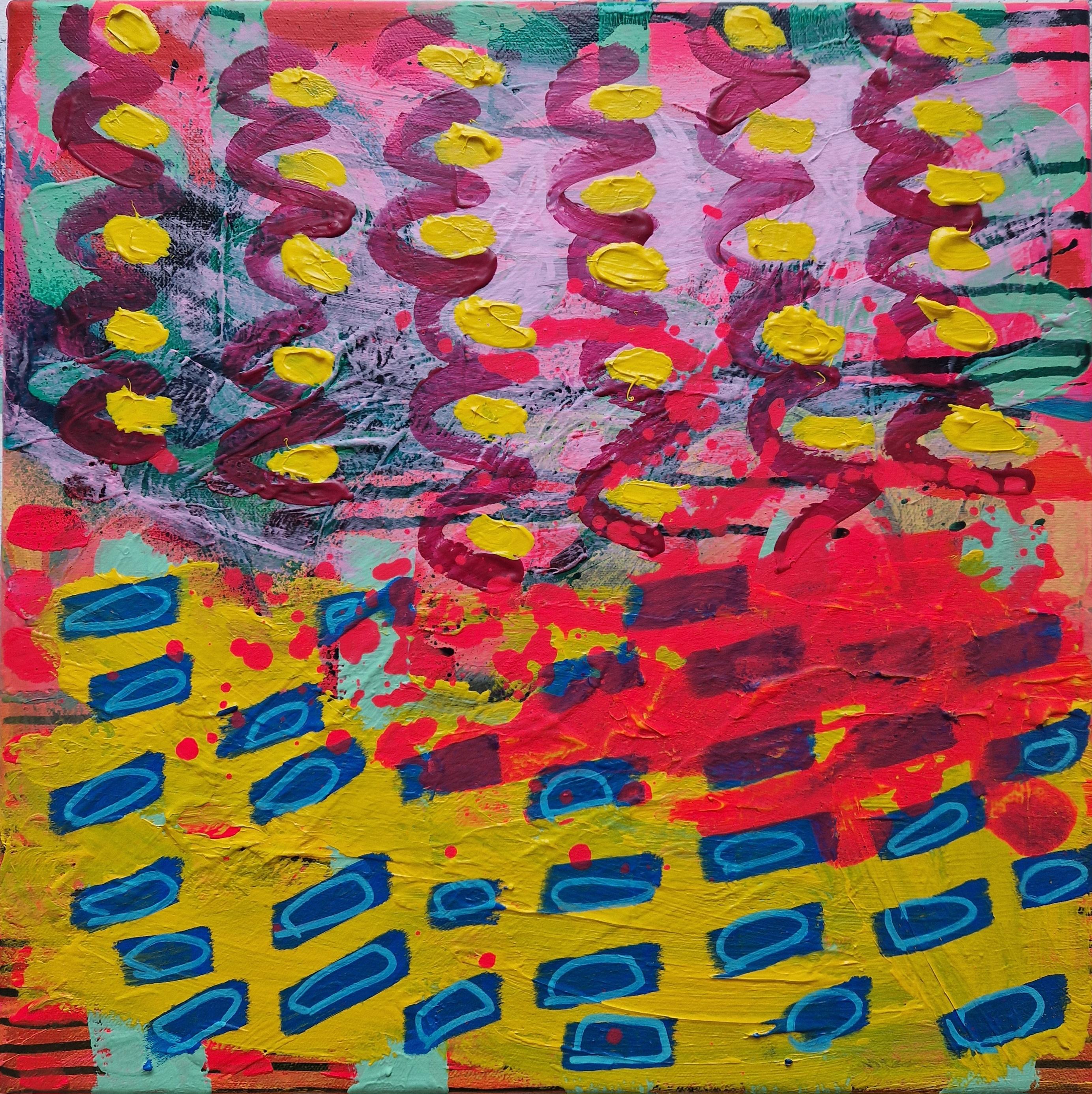Jessie Woodward Abstract Painting - #739