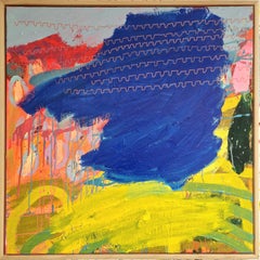 815, Original Painting, Abstract, Cloud, Vibrant, Shapes