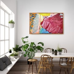 837, Original Painting, Abstract, Cloud, Vibrant, Shapes