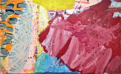 837, Original Painting, Abstract, Cloud, Vibrant, Shapes