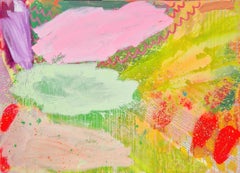 872, Original Painting, Abstract, Cloud, Vibrant, Shapes