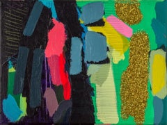 Jessie Woodward, #255, peinture abstraite originale, art aux couleurs vives