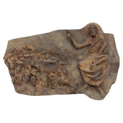 Jesus und seine Jünger Wandbronzetafel aus einer osteuropäischen Kirche