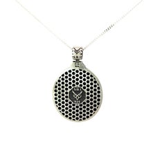 Jesus and Lamb Shepherd Catholic Medal Pendant Jewelry in 925 Sterling Silver