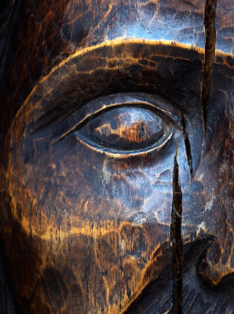 Jesus Carved Head at 1stDibs