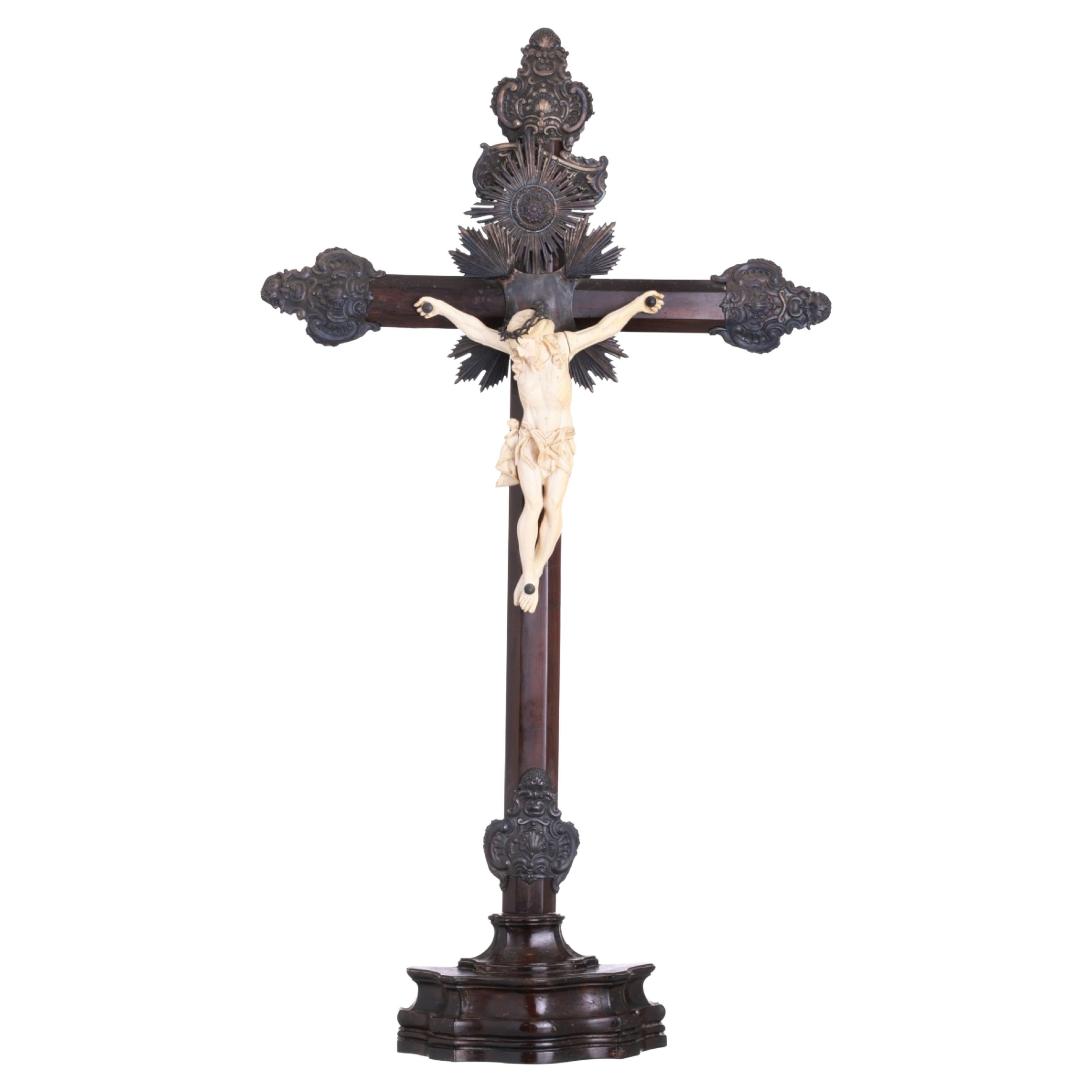 JESUS CHRIST CRUCIFIED  Indo-Portuguese sculpture from the 18th Century