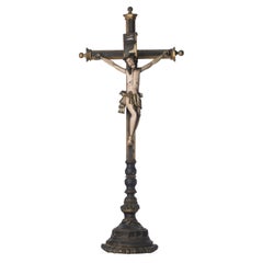 Sculpture portugaise du 17ème siècle CRUCIFIÉE DE JESUS CHRIST