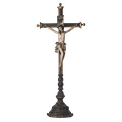 JESUS CHRIST CRUCIFIED Portugiesische Skulptur aus dem 17. Jahrhundert