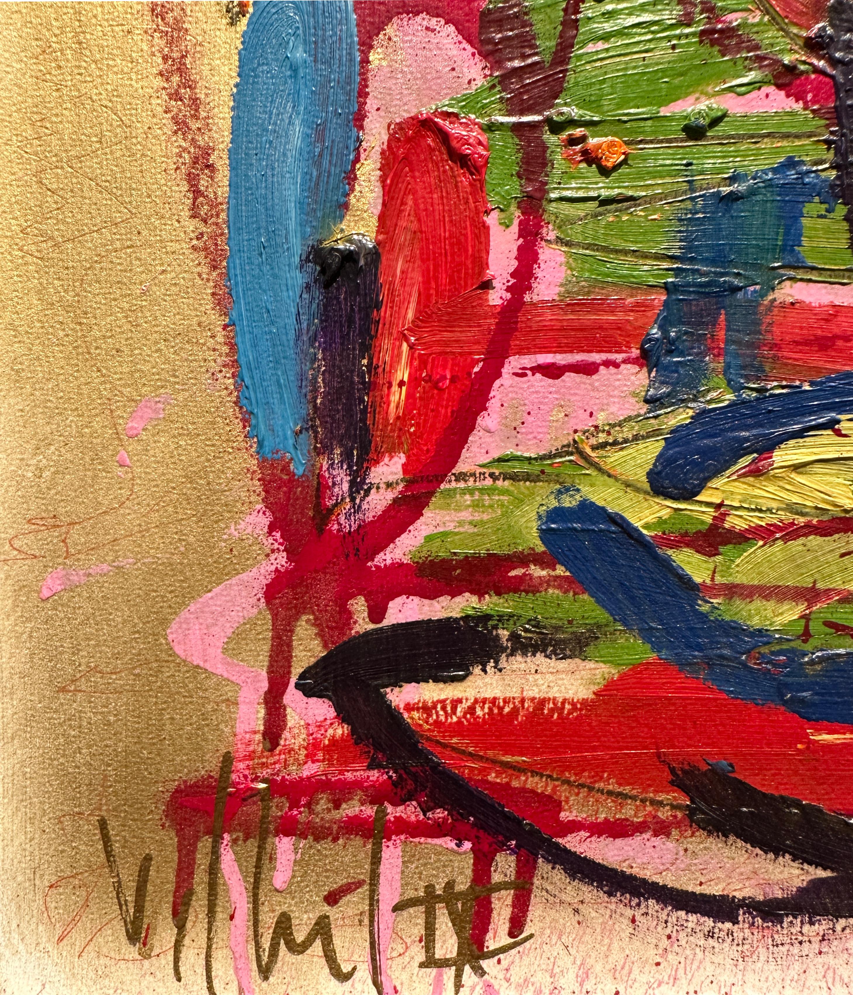 Untitled #14, Original Raw Graffiti Painting, Acrylic & Spray Paint on Paper For Sale 2