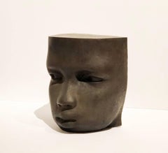 Cabeza, Bronze Sculpture