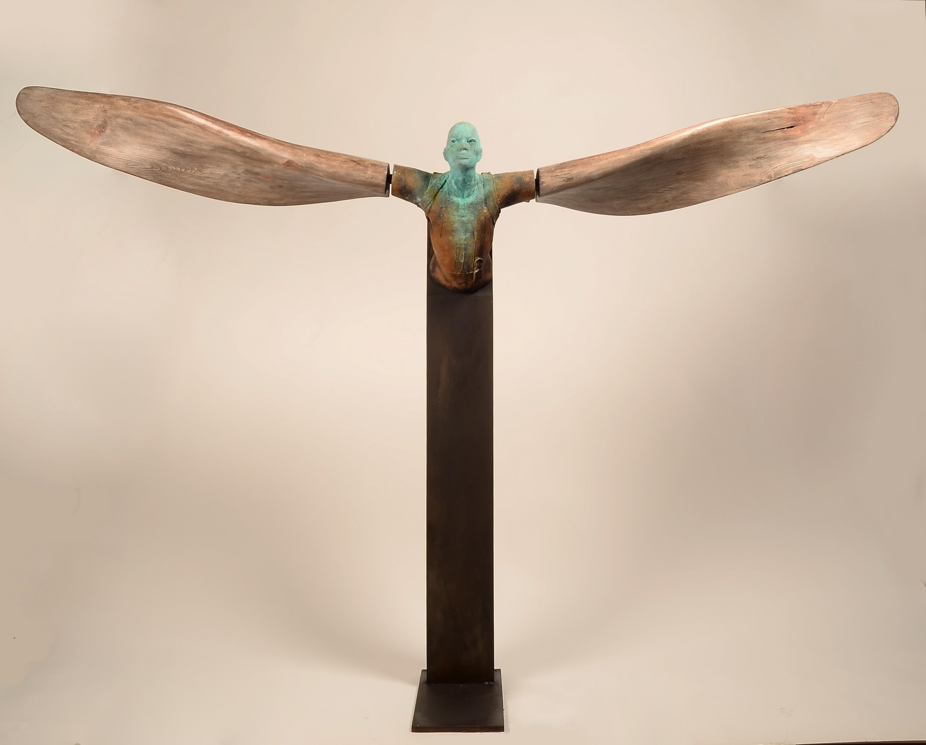 Jesus Curia Perez Figurative Sculpture - Helicoide VI
