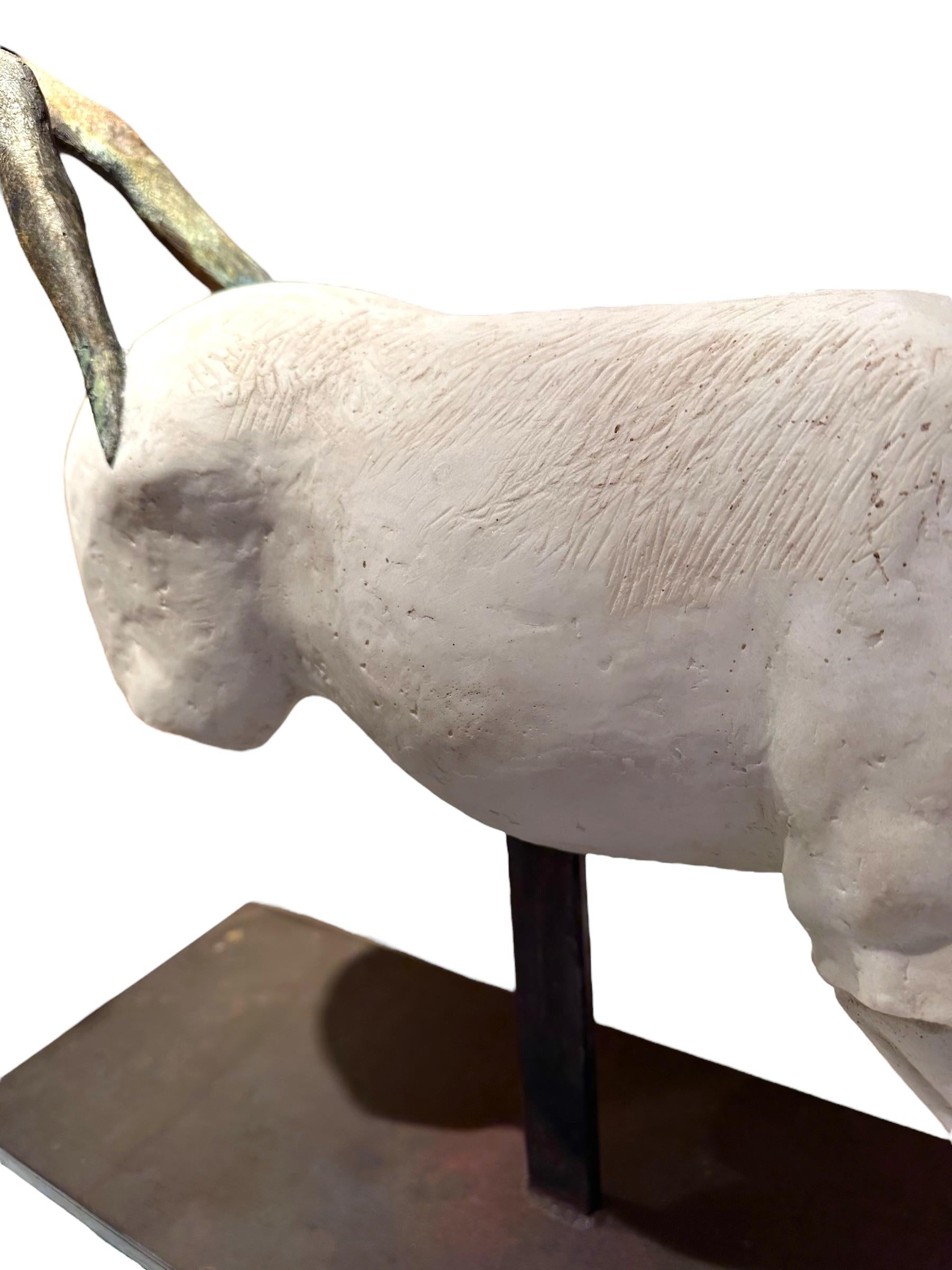 Jesús Curiá Perez
Horse II
bronze and artificial stone
27.50h x 22w x 9.50d in
69.85h x 55.88w x 24.13d cm
JCP062

Jesús Curiá's sculptures arouse something more than purely aesthetic pleasure. We can analyze his work rationally and emphasize the