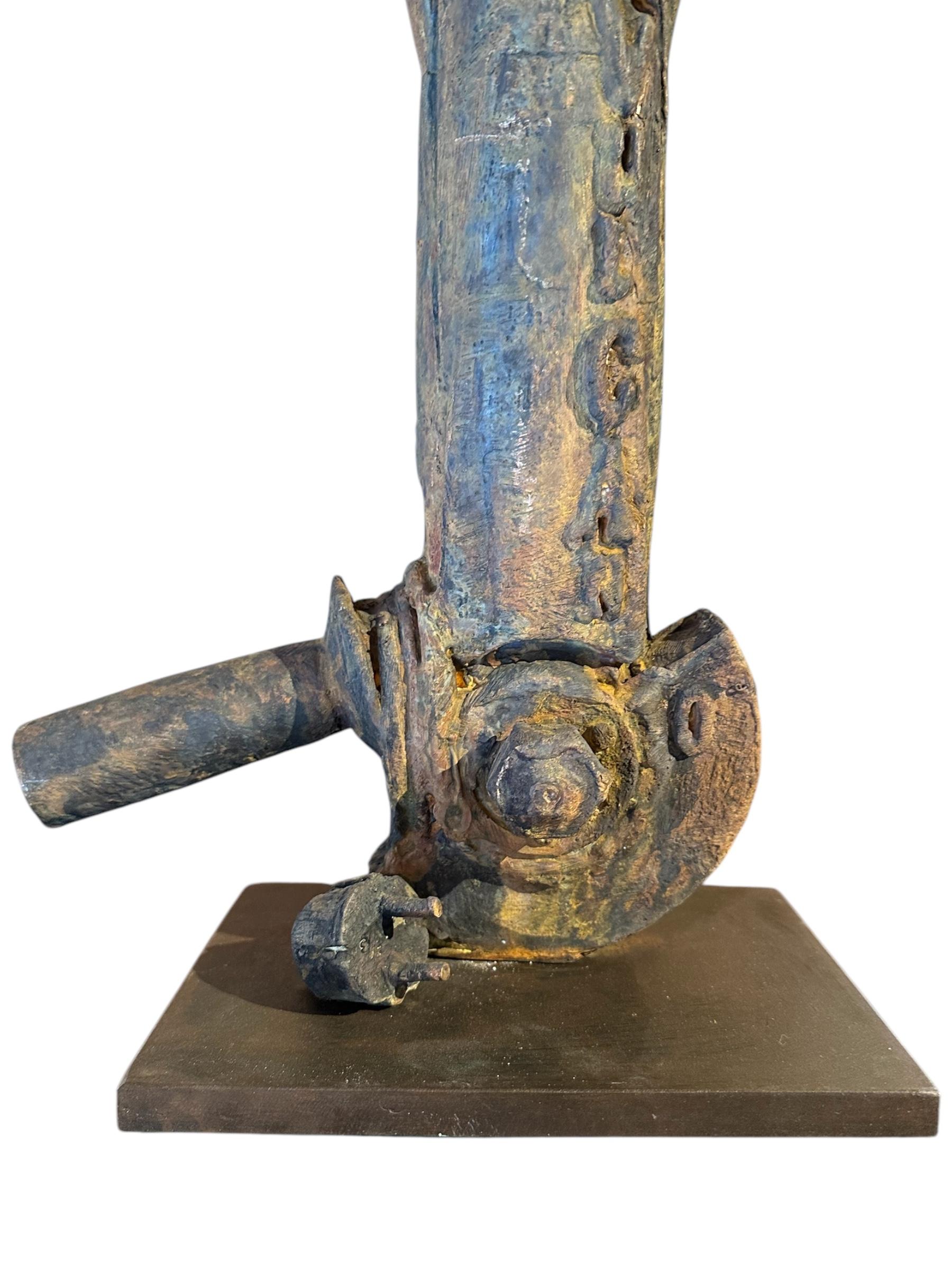 Serie Olimpo Vulcano – Bronzeskulptur des mythologischen Feuer Gottes im Angebot 6