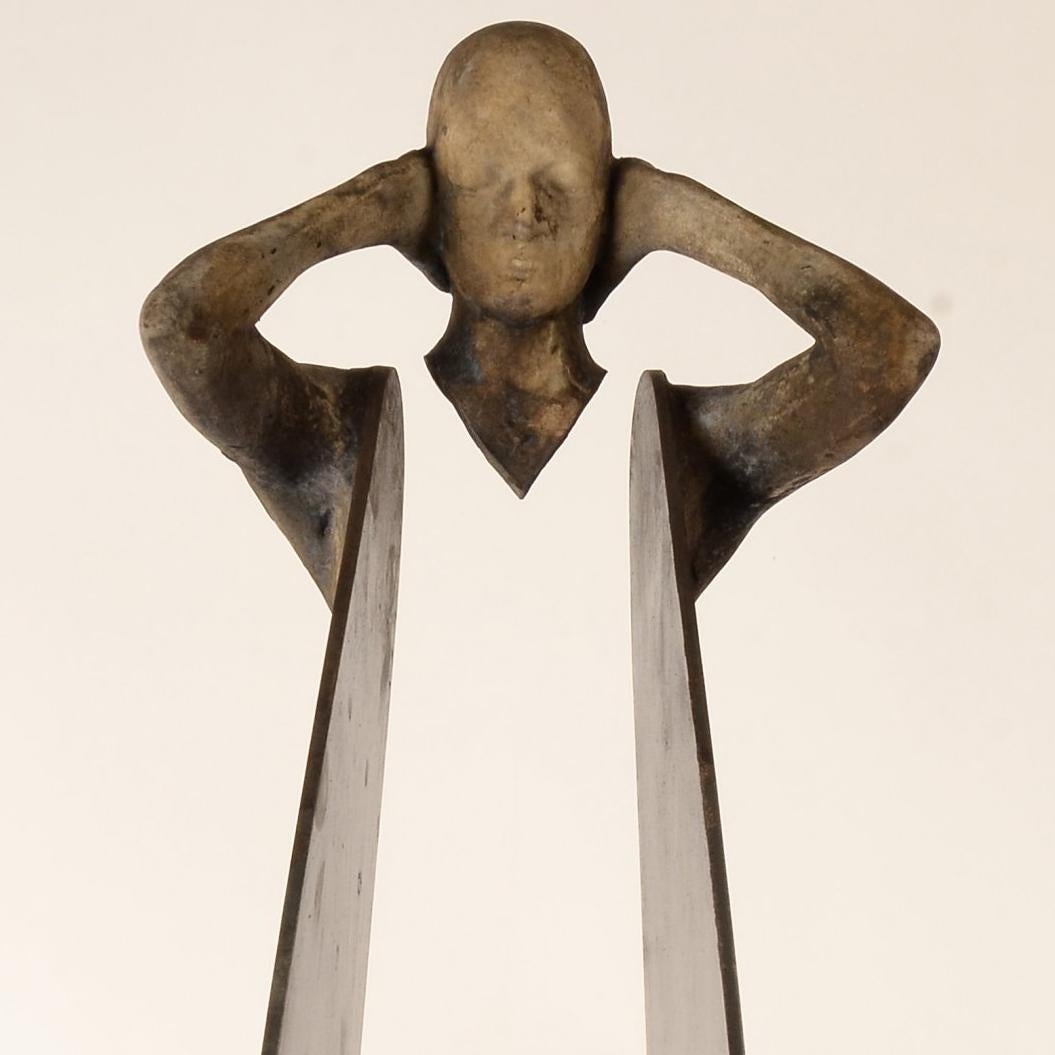 Sordo III - Contemporary Sculpture by Jesus Curia Perez