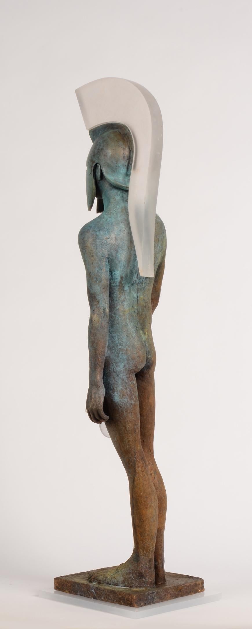 Jesús Curiá Perez
Troyano
bronze et méthacrylate
29.50h x 7.50w x 7.50d in
74,93h x 19,05w x 19,05d cm
JCP058

Les sculptures de Jesús Curiá suscitent quelque chose de plus qu'un plaisir purement esthétique. On peut analyser rationnellement son
