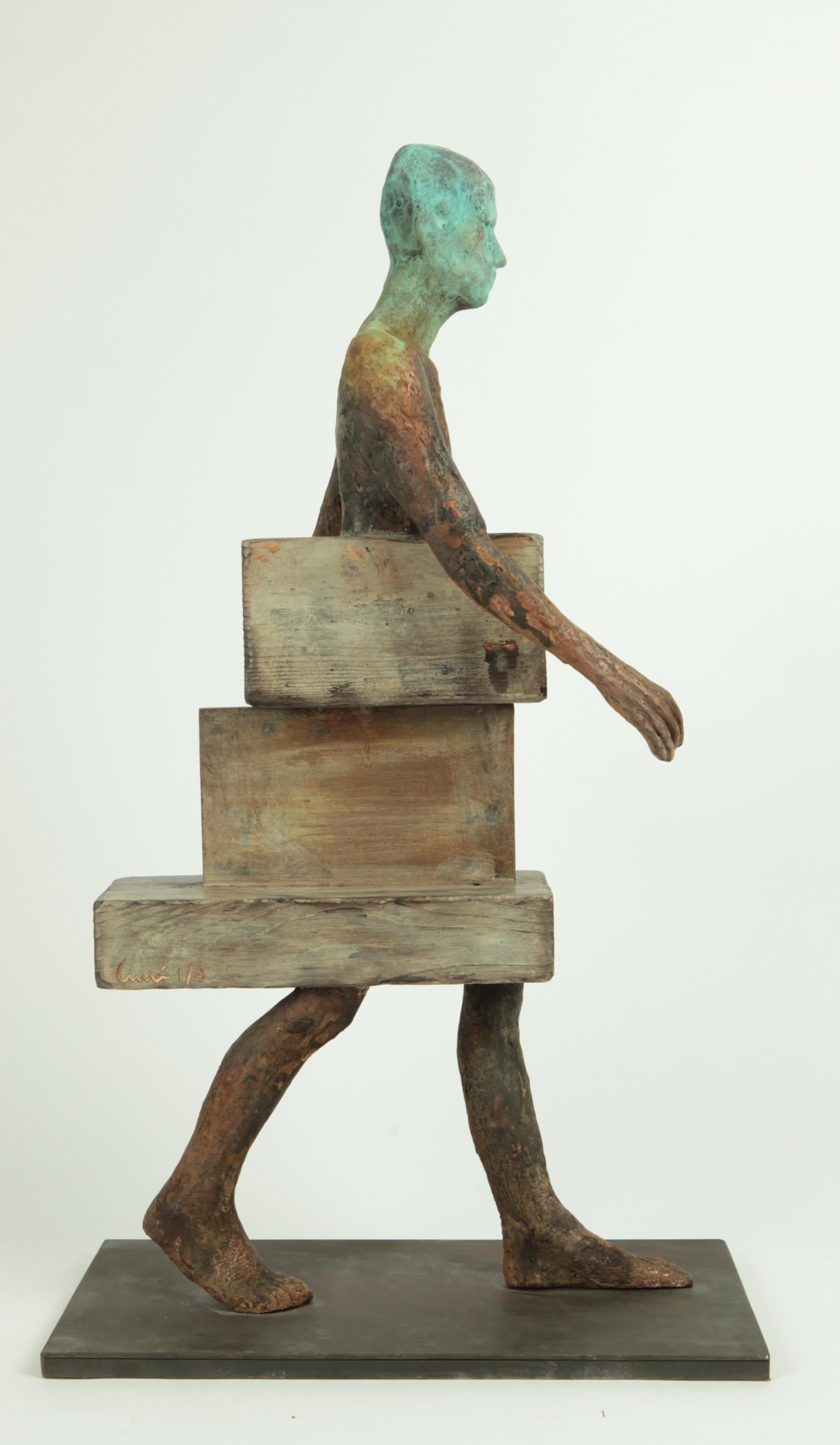 Uncamino - Sculpture by Jesus Curia Perez