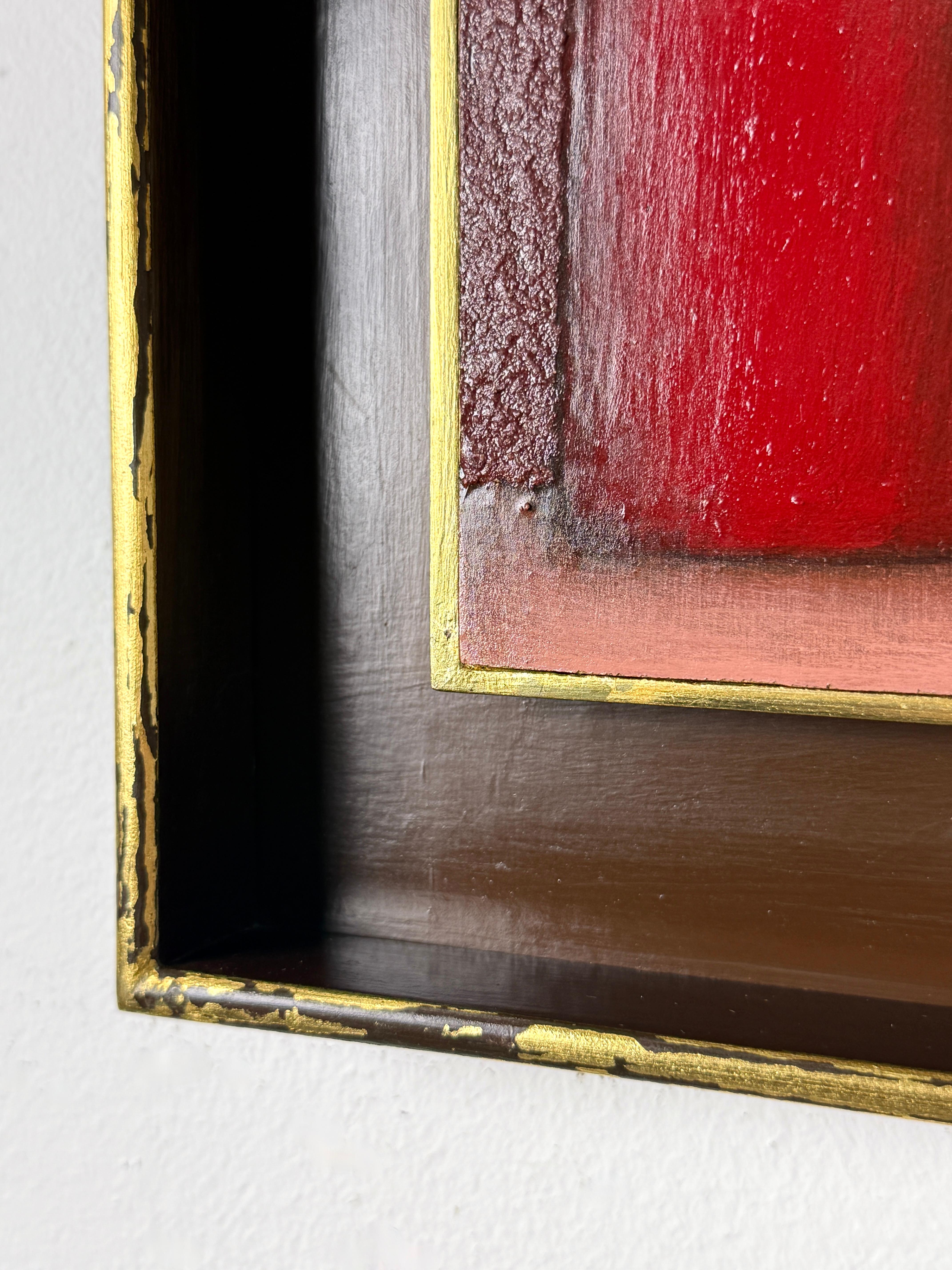 Jesus Mariano Leuus Surrealist Figurales Ölgemälde Mexiko 1977 im Angebot 3