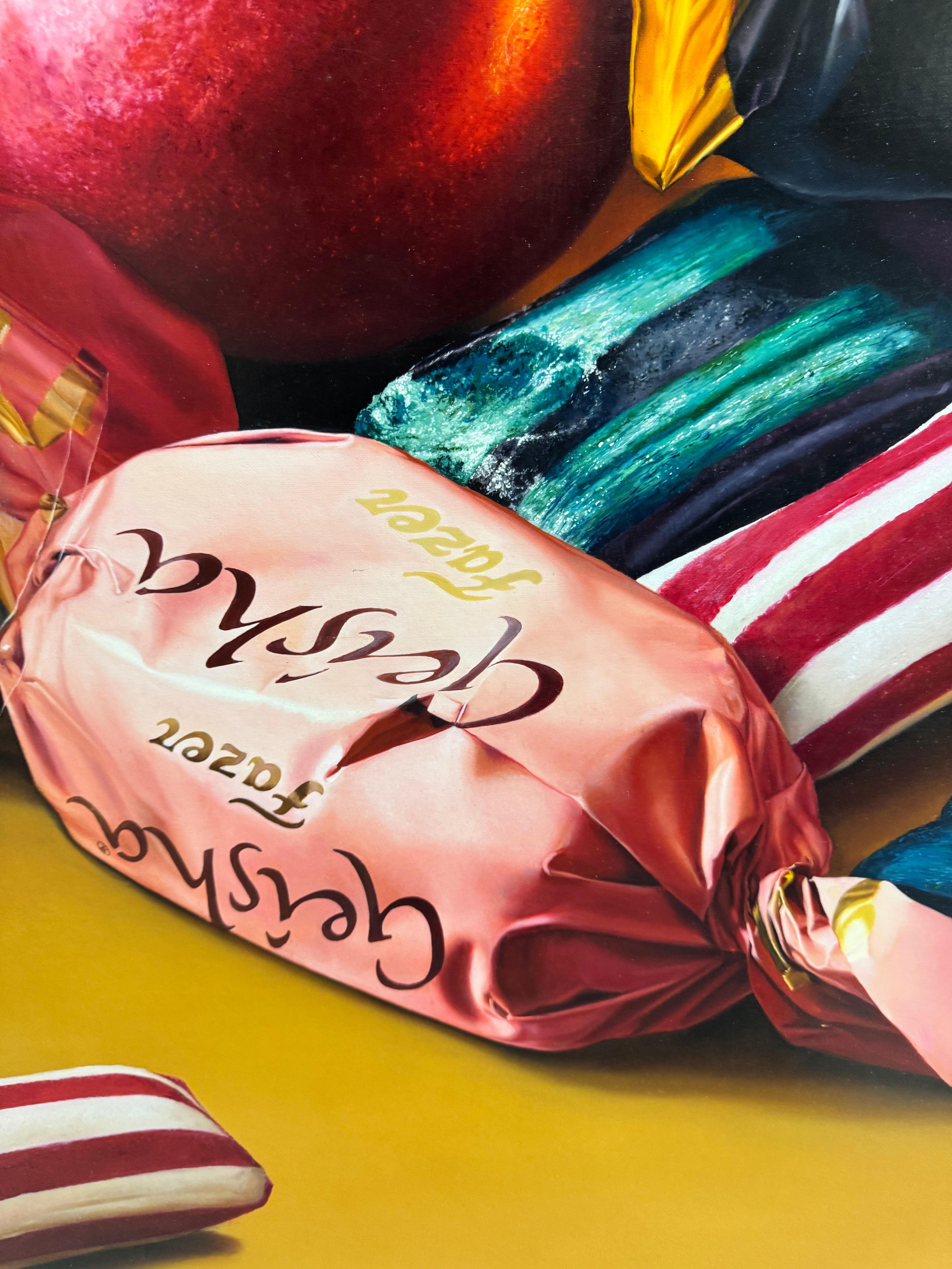 Candy Crush - Painting Fotorealista di Jesus Navarro