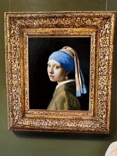 Vermeer-Sichtung: Fotorealistisches Ölgemälde