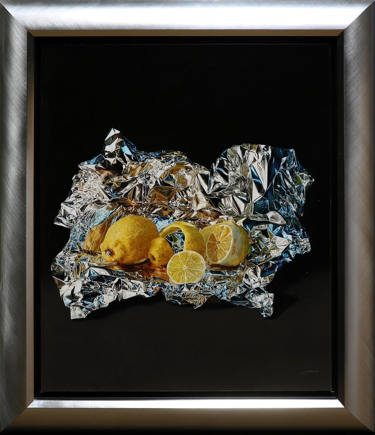 Jesus Navarro Still-Life Painting - When Life Gives You Lemons