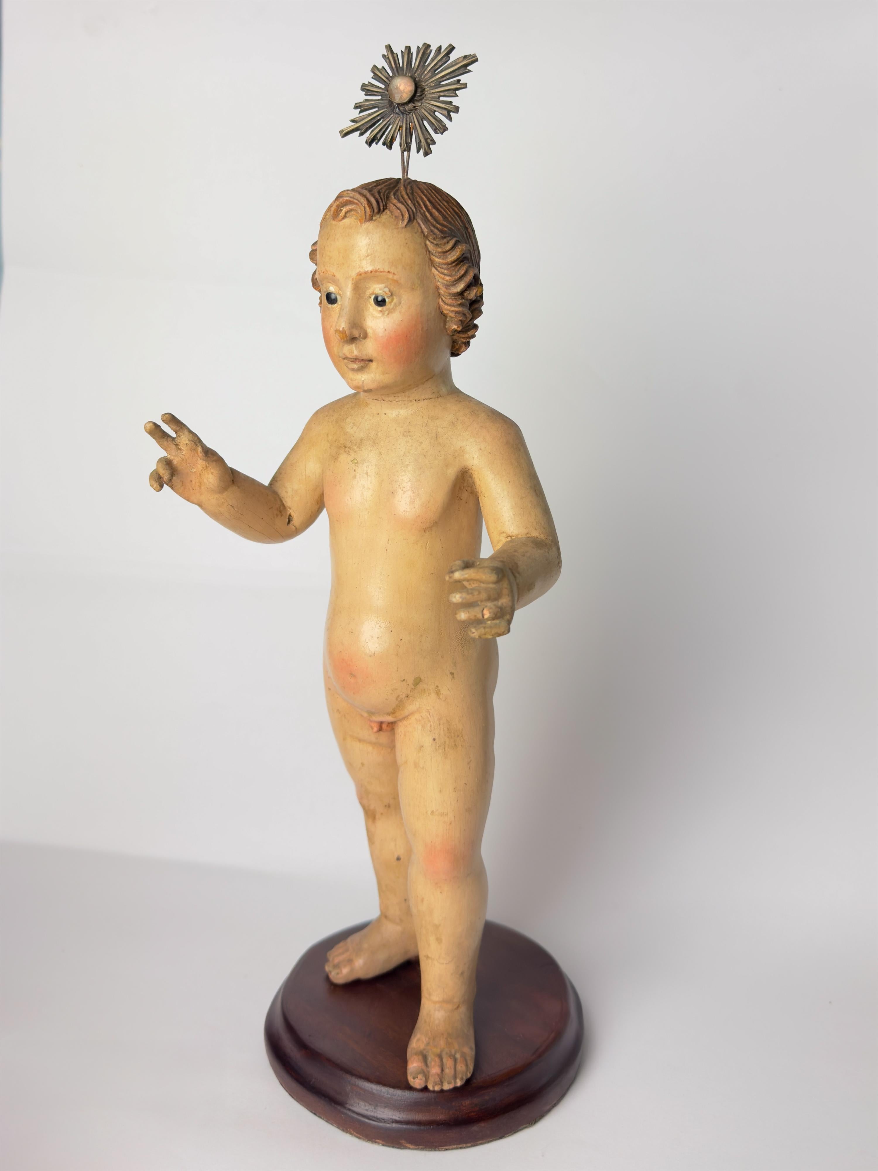 Barocco Gesù di Mechelen Scultura religiosa fiamminga, XVII secolo in vendita