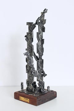 Jesus Peligri for Art Summa Abstract Welded Iron Table Sculpture