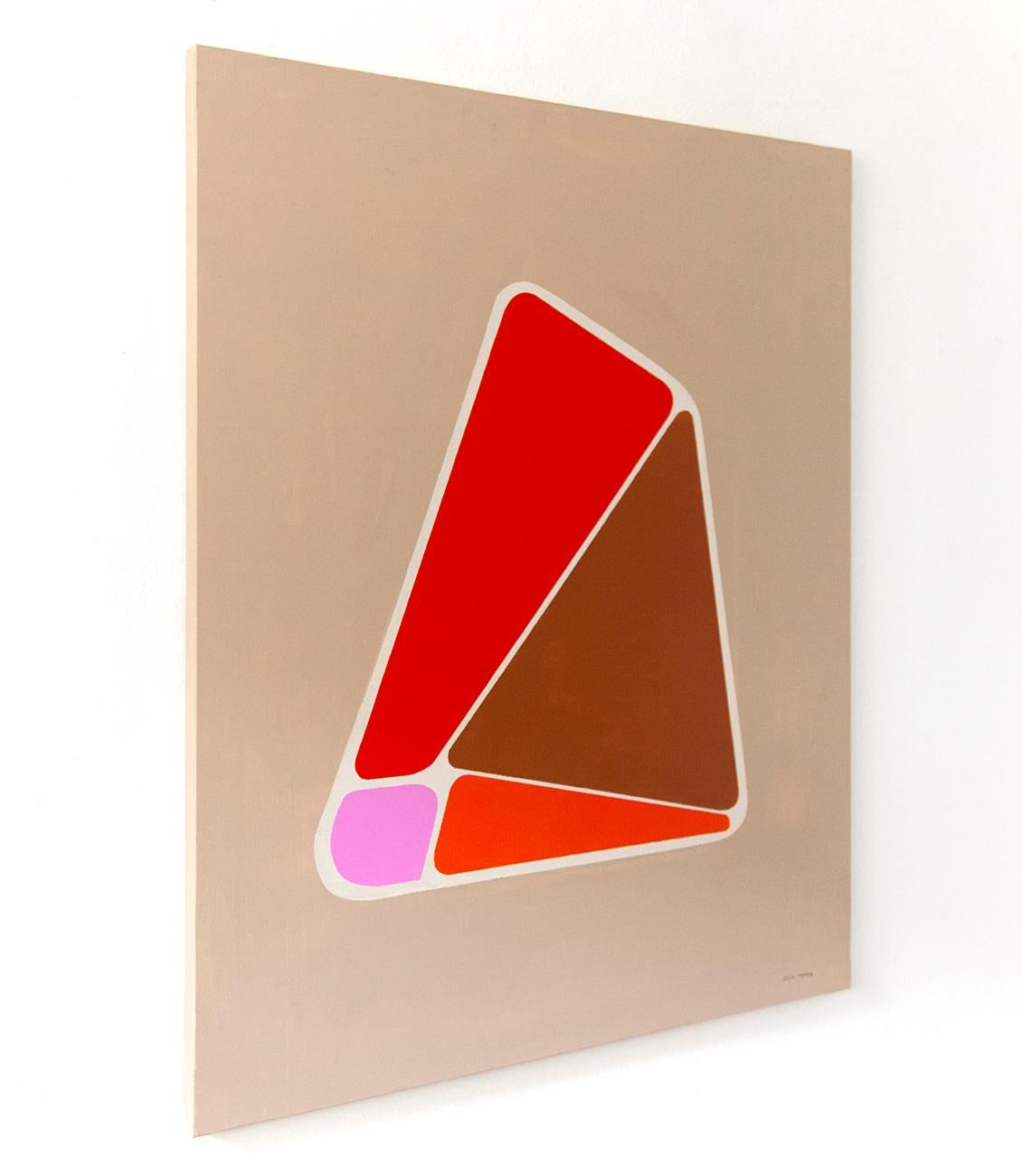 Ohne Titel 6 (Abstraktes Gemälde) (Beige), Abstract Painting, von Jesús Perea	