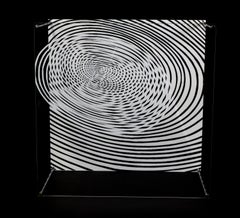 Jesus Rafael Soto Spiral from the Sotomagie Series 1967 Mixed Media Sculpture