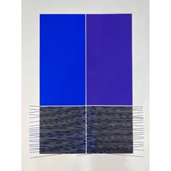 Jesús Rafael Soto - Composition - Hand-Signed Serigraphy, 1978