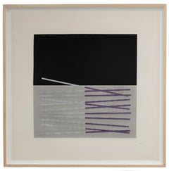 Untitled (Variation en noir violet et bleu)