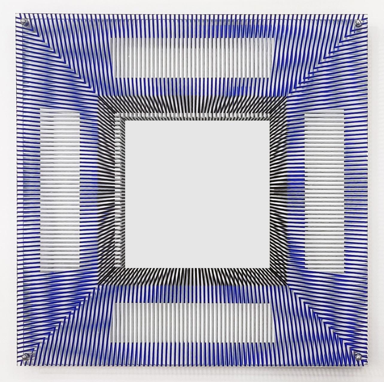 Jesús Rafael Soto  Figurative Painting – MIROIRS D'ARTISTE (3D-WALLSCULPTURE)