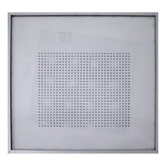 Jesus Rafael Soto Ohne Titel aus der Sotomagie-Serie Signiert 1967 Op Art gerahmt