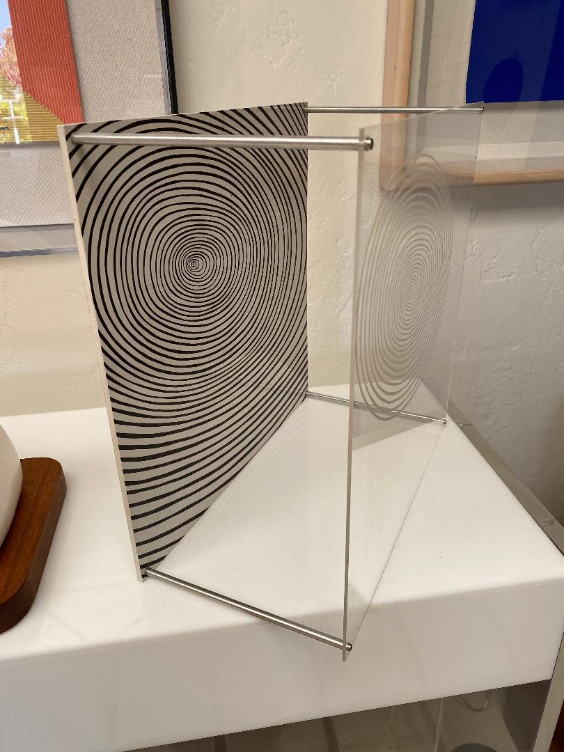 Modern Jesus Rafael Soto Acrylic Sculpture/Geometric/Construction Op Art Signed, 74/100