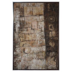 Jesus Urbieta Oil on Board Untitled 1970 Oaxaca