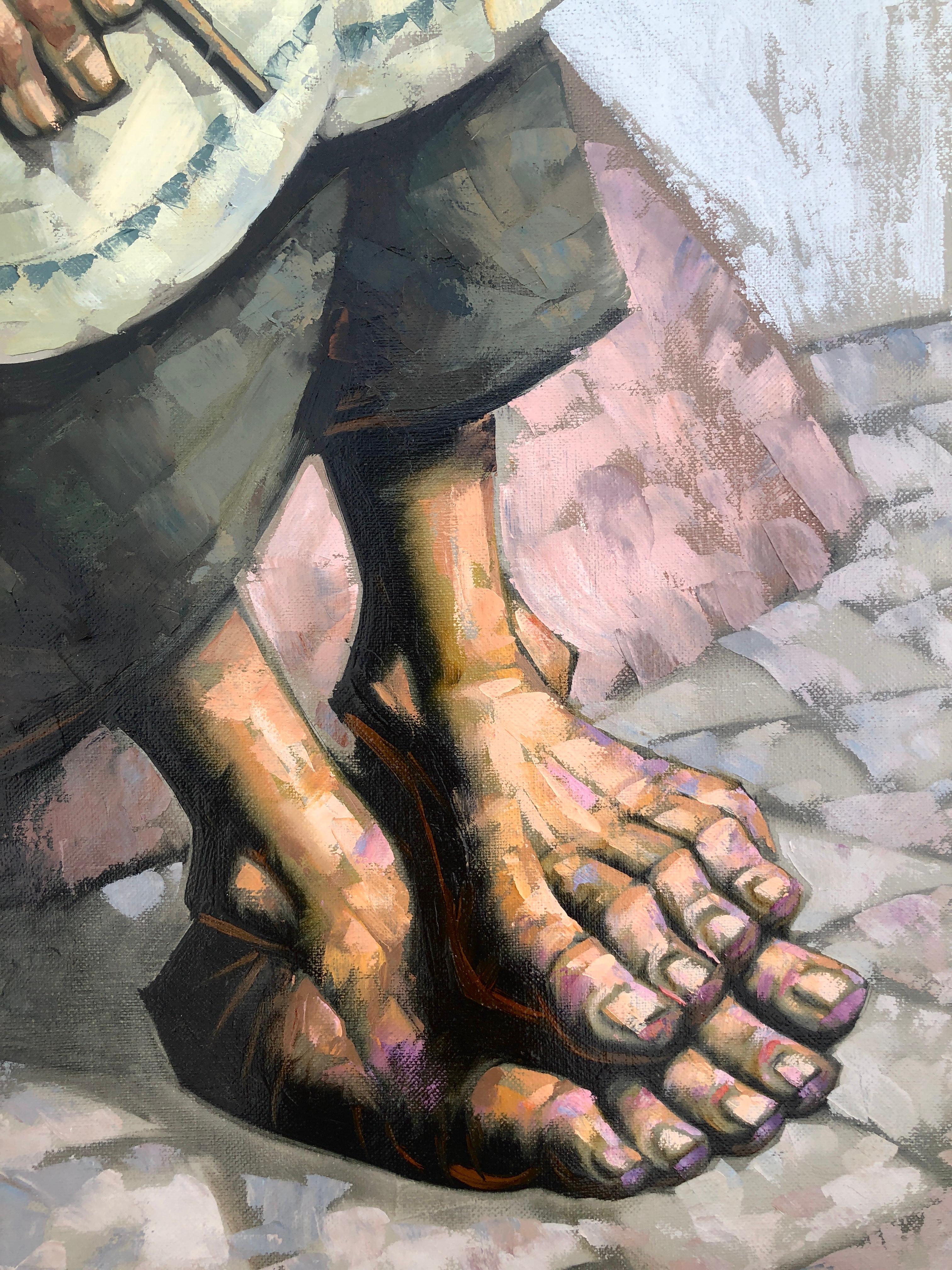 Jesús Villar (1930-2015) - Andalucía - Óleo sobre lienzo
Medidas del óleo 81x65 cm.
Medidas del marco 98x82 cm.

El pintor Jesús Villar nació en 1930, ha vivido y pintado en ambas Castillas, Andalucía, La Mancha, Santander, Vizcaya, Stuttgart, casi